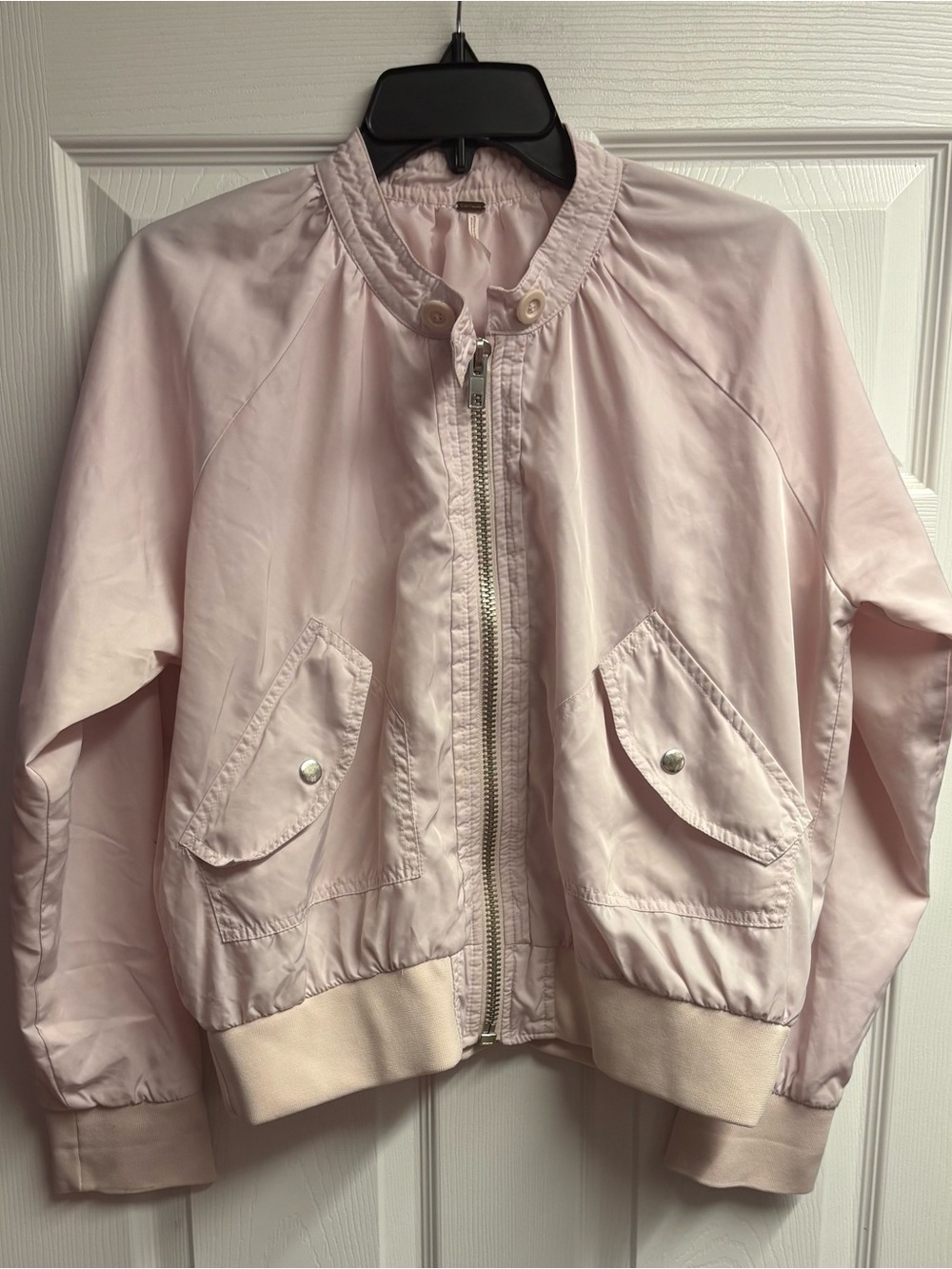 Free People Lightweight Knock Out Siren Bomber Jacket Size Medium